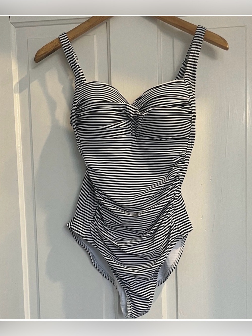 Striped One-Piece Swimsuit NWOT